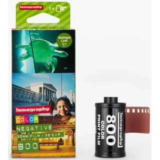 Lomography Farbnegativfilm 35 mm ISO 800 3er Pack