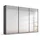 Schwebetürenschrank OTELI 271 x 210 x 62 cm Grau