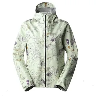 THE NORTH FACE Damen Higher Run Jacke, Lime Cream Valley Floor Print, S