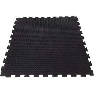 Puzzle-Stallmatte aus Gummi Buffalo beidseitige Noppenfläche 100x100 cm