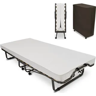 Beautissu Gästebett Klappbett Venetia 80 x 200 cm weiß