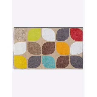 Salonloewe Fußmatte rechteckig 7 mm Höhe, taupe, bunt