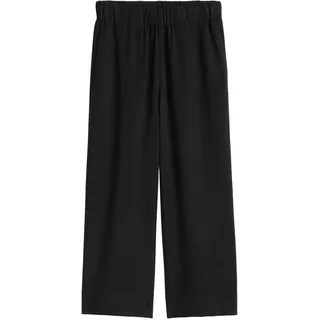 Culotte MARC O'POLO DENIM, Damen, Gr. M, N-Gr, schwarz, Web, Obermaterial: 100% Lyocell, relaxed fit knöchellang, Hosen Culotte, relaxed fit aus LENZING Lyocell