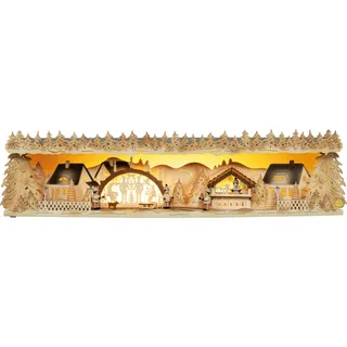 Tietze Erzgebirgsdegn LED Schwibbogen »Erhöhung Weihnachtsidylle exklusiv«