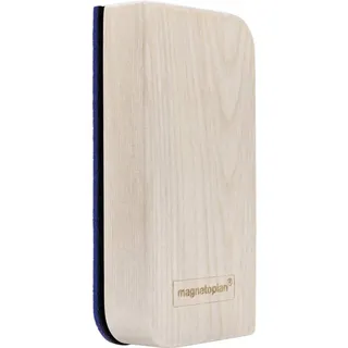 magnetoplan Tafellöscher Wood Series aus FSC-zertifiziertem Birkenholz | BxHxT 60x12x122 mm | Magnetischer Tafelreiniger Schwamm | Ihr Whiteboard Zubehör zur effizienten Tafelpflege
