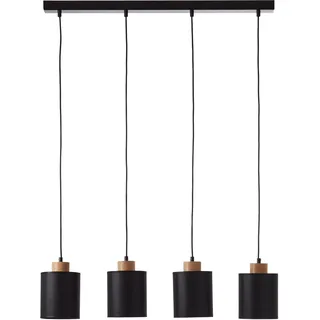 Brilliant Vonnie 4-flg. 80 cm schwarz/holz