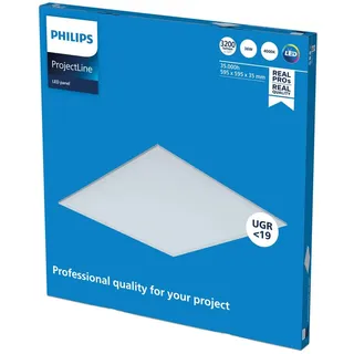 Philips LED-Panel 36 W quadratisch weiß