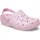 Classic Floral Cut Out Holzschuhe Rosa 39