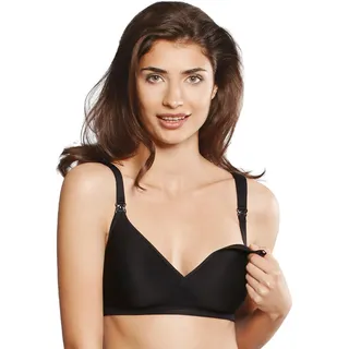 Anita Maternity Damen Miss Anita Schwangerschafts-BH,, per pack Schwarz (schwarz 001), 90F(Herstellergröße: 90F)