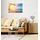 QUEENCE gelb B 90cm H 60cm T 0 1cm Folie Wandtattoos