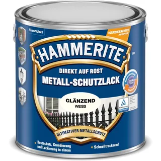 Hammerite Metallschutzlack Weiß glänzend 2,5 l