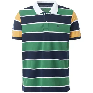 Salsa Jeans Regular Riscas Contrast Stripes Kurzarm-poloshirt - Blue - S
