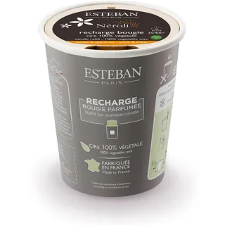 Esteban Duftkerze Neroli Navulling, Grau,Orange,Weiß,Schwarz, Floral, Kerze