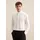Gr M 39 normale Ärmellängen weiß 100 Baumwolle unifarben tailored fit Doppelmanschette Hemden Smokinghemd Uni