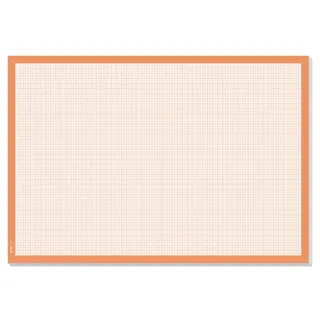 Sigel Graph weiß/orange Papier 59,5 x 41,0 cm, 30 Blatt