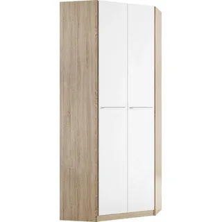 Priess Eckschrank Barcelona 78 x 193 x 0 cm Weiß