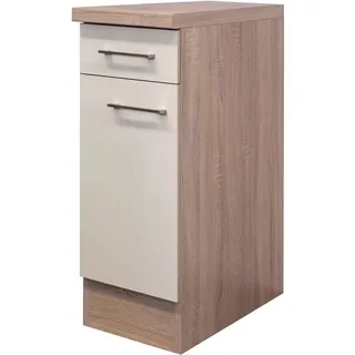 Flex-Well Unterschrank Nepal 30 x 85 x 60 cm Braun