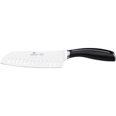 Gerlach Messer Küchenmesser Santoku Japanisches Kochmesser Scharf Aus Edelstahl Blisterverpackung 7" Loft