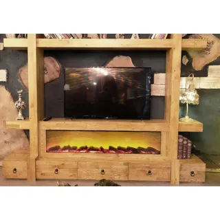 Wohnwand tv Holz Schrankwand Wohnwände Fernseh rtv 240x205 Anbau Wand