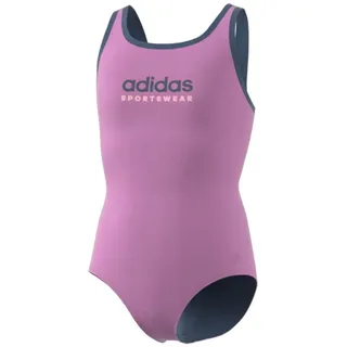 adidas Mädchen ' Sportswear U-Back Swimsuit Girls Badeanzug, preloved Purple/preloved Ink,