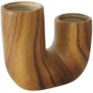 Boltze Home Keramikvase Wilhelmy 14,5 cm , Keramik , 14.5 cm , Dekoration, Vasen, Keramikvasen