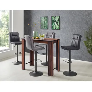 Hela Barhocker HELA "Elke H", grau (vintage anthrazit), B:45cm H:102cm T:60cm, Hocker, Barhocker, 2 Stück