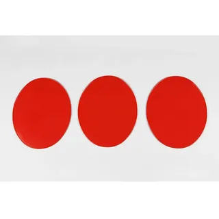 Ufo Oval Since 1970 Frontplatte 3 Einheiten - Red - One Size