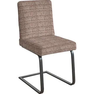 Dieter Knoll Schwingstuhl , Braun , Metall, Textil , Kufe, Flachrohr , 60x92x60 cm , Emas, Dgm , Lederauswahl, Stoffauswahl, Typenauswahl, Gestellauswahl , Esszimmer, Stühle, Schwingstühle