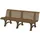 Borkum 200 x 64 x 80 cm Braun