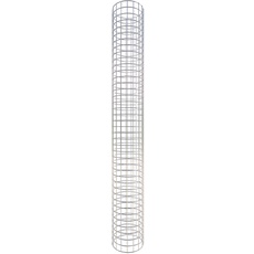 Bild Gabionensäule rund feuerverzinkt, 27 cm Durchmesser, 200 cm Höhe, MW 5 cm x 5 cm