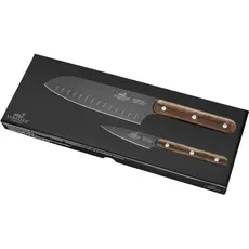 Lion Sabatier Knife set Phenix 2 pieces Black/Wood