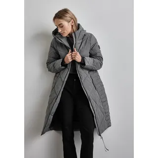 STREET ONE Damen A201970 Lange Teflon-Jacke, Frost melange) 38