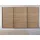 Schwebetürenschrank OTELI 360 x 229 x 68 cm Beige/Braun