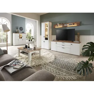 Tom Tailor HOME »Colored Macrame« rund 10 mm Höhe Handweb Teppich, reine Wolle, handgewebt, mit Fransen, Scandi Design,