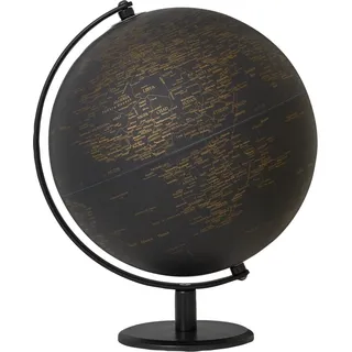 TROIKA Globus PLANET goldfarben, schwarz - Schwarz