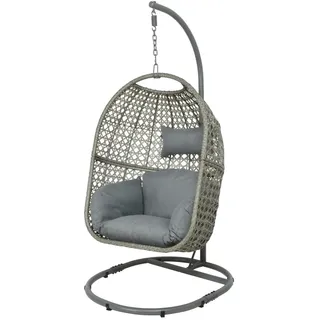 Kaemingk Royan Ei-Stuhl wicker Hängesessel grau