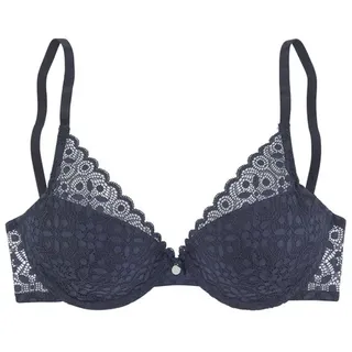 s.Oliver Amelie Push-up BH Spitze dunkelblau 75C