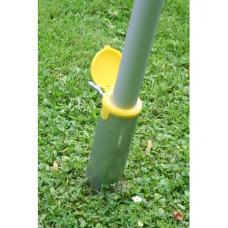 Floracord Bodenhülse, silberfarben