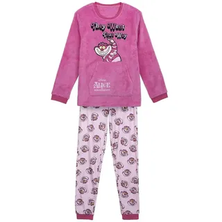 Cerda Group Coral Fleece Disney Alicia Langarm-pyjama - Fuchsia - S