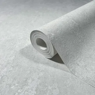 Marburg Vliestapete Betonoptik Glänzend Modern 10,05 m x 0,53 m Weiß