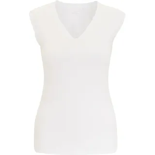 VENICE BEACH Sport-T-Shirt für Damen mit körperumspielender Schnittform und V-Ausschnitt ELEAM XS, White