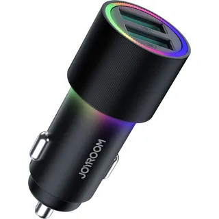 Joyroom KFZ-Ladegerät 2 x USB 24W Schwarz/Grau