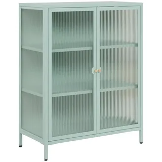 Finori Vitrine Milton Stahl Grün Mint