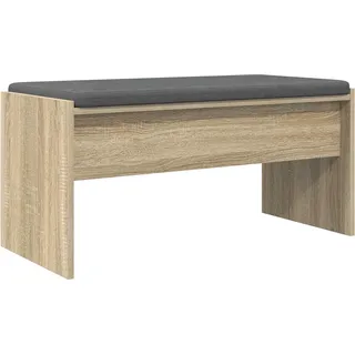Flurbank mit Kissen Sonoma-Eiche 83 x 38 x 40 cm - Braun