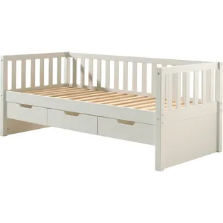 Vipack Kinderbett Fritz 90 x 200 cm Kiefer massiv weiß