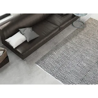 Kayoom Aperitif 510 Kurzflorteppich 120 x 170 cm Grau