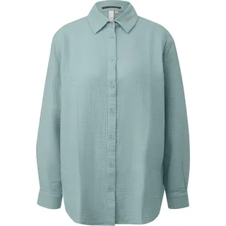 QS Hemdbluse QS Blau 40