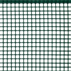 Tenax Schutznetz aus Kunststoff Quadra 10 Grün 0,50x50 m, Vielzwecknetz mit quadratischen Maschen um Balkone, Umzäunungen und Geländer zu schützen