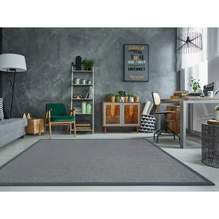 DEKOWE Naturino RipsS2 Spezial Teppichboden 90 x 160 cm Grau
