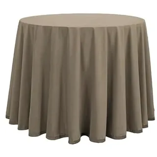 Martina Home Samtliege, 100 cm, rund, Taupe
